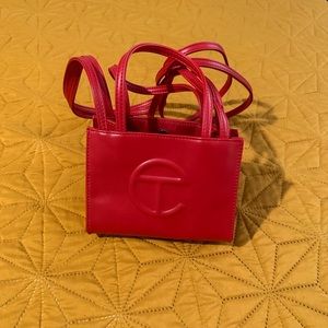 Small Red Telfar Bag